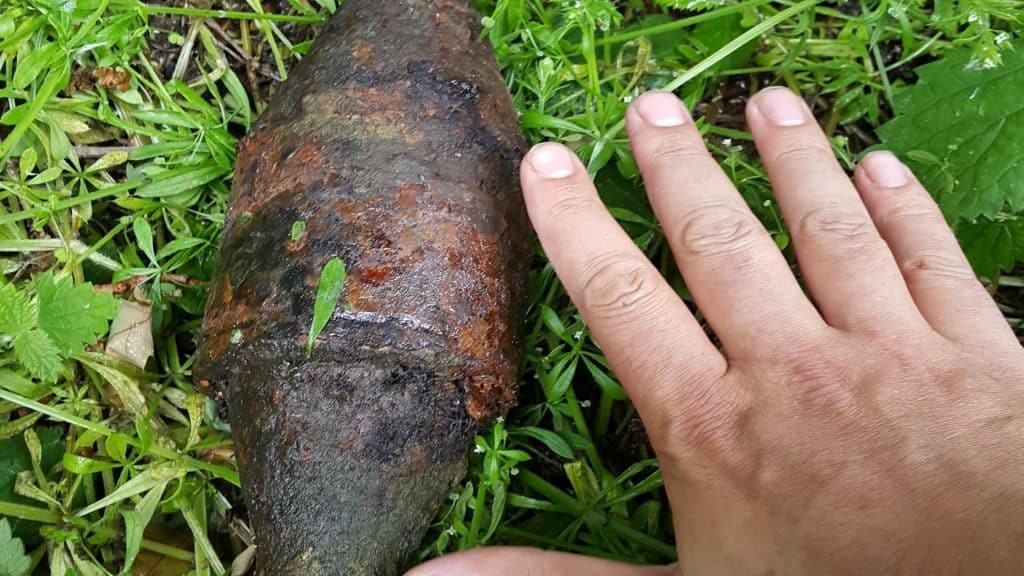 Nevybuchlá bomba z 2. světové války