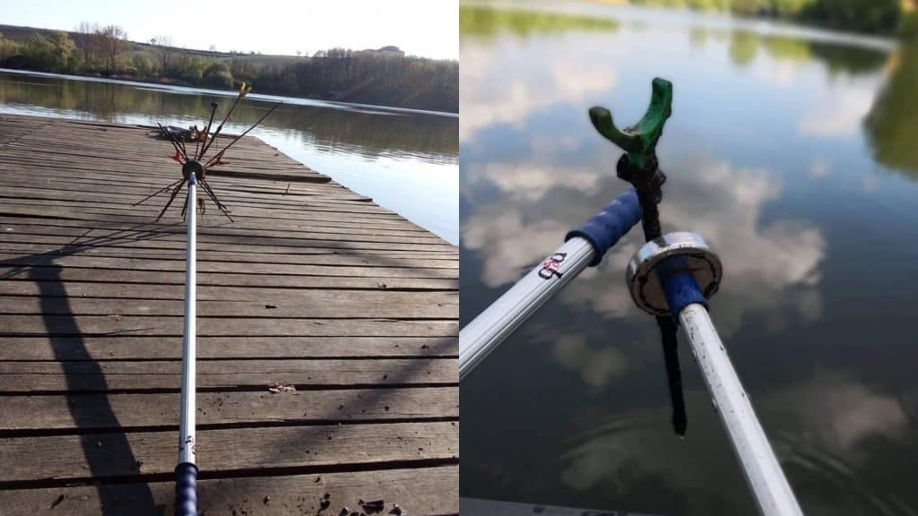 Ukázky úlovků na magnetu na tyči