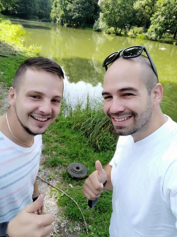 Magnetoví rybáři v Banské Bystrici našli minu